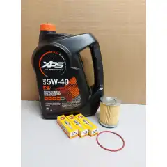 <p>Grunnvarene du b&oslash;r ha ved &aring;rlig service.</p>

<p>1 kanne helsyntetisk olje 5W-40 (Spark trenger kun en halv flaske per service!<br />
3 stk tennplugg CR8EB<br />
Oljefilter<br />
O-ring til oljefilter</p>

<p>I tillegg anbefaler vi &aring; ha f&oslash;lgende avhengig av sesong:<br />
619590093, Anti Corrosive spray (Sommersesong)<br />
619590094, Storage Oil (Vinterlagring)</p>
