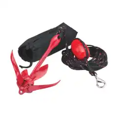 <h3 data-end="176" data-start="122">Sammenleggbart ankersett for vannscooter og sm&aring;b&aring;t</h3>

<p data-end="389" data-start="178">Alt du trenger for fort&oslash;yning &ndash; samlet i ett komplett sett. Dette <strong data-end="274" data-start="244">sammenleggbare ankersettet</strong> er en praktisk l&oslash;sning for midlertidig fort&oslash;yning av vannscooter og sm&aring;b&aring;ter i <strong data-end="388" data-start="354">sand, mudder, grus eller stein</strong>.</p>

<p data-end="606" data-start="391">Settet leveres komplett med <strong data-end="435" data-start="419">maritimt tau</strong>, <strong data-end="465" data-start="437">flyteb&oslash;ye (in-line buoy)</strong> og <strong data-end="490" data-start="469">rustfri snap-hook</strong>, og oppbevares ryddig i et polstret <strong data-end="544" data-start="518">nylon oppbevaringsetui</strong>. Kompakt, lett &aring; ta med og klart til bruk n&aring;r du trenger det.</p>

<p data-end="628" data-start="608"><strong data-end="628" data-start="608">Kort oppsummert:</strong></p>

<ul data-end="866" data-start="629">
	<li data-end="677" data-start="629">
	<p data-end="677" data-start="631">Komplett ankersett for vannscooter og sm&aring;b&aring;t</p>
	</li>
	<li data-end="733" data-start="678">
	<p data-end="733" data-start="680">Sammenleggbart anker for enkel transport og lagring</p>
	</li>
	<li data-end="774" data-start="734">
	<p data-end="774" data-start="736">Fester i sand, mudder, grus og stein</p>
	</li>
	<li data-end="820" data-start="775">
	<p data-end="820" data-start="777">Inkluderer tau, b&oslash;ye og rustfri snap-hook</p>
	</li>
	<li data-end="866" data-start="821">
	<p data-end="866" data-start="823">Leveres i praktisk polstret nylon oppbevaringspose</p>
	</li>
</ul>
