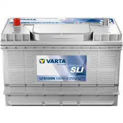 <p><strong>VARTA Fritidsbatteri LFS105N 12V 105AH 800CCA</strong></p>

<p>VARTA&reg; Professional Dual Purpose-fritidsbatterier er et glimrende valg til b&aring;ter, bobiler, campingvogner og hytter etc.<br />
Batteriene i denne serien har gode utladnings egenskaper men ogs&aring; mer en nok kraft til &aring; starte det meste.<br />
Her f&aring;r du et kombi batteri med gode egenskaper og et nesten ubegrenset bruksomr&aring;de for fritidsbruk.</p>
<strong>Professional Dual Purpose - Viktigste fordeler</strong>

<ul>
	<li>Utformet for bobiler, campingvogner, bobiler og b&aring;ter med lavt til middels energiforbruk</li>
	<li>Varer lenge &ndash; opptil dobbelt s&aring; h&oslash;y syklusstabilitet som tradisjonelle v&aring;tbatterier (opptil 200 sykluser ved 50 % dyputlading)</li>
	<li>Minimal selvutlading gj&oslash;r det velegnet til sesongbasert bruk</li>
	<li>Ideelt for dual power-bruk (kan brukes b&aring;de til startkraft og vanlig str&oslash;mforbruk)</li>
</ul>
<br />
<strong>Professional Dual Purpose 820 054 080 Spesifikasjoner</strong>

<ul>
	<li>Model: 820 054 080</li>
	<li>Kapasitet: 105 Ah</li>
	<li>Kaldstartampere: 800 A</li>
	<li>Bredde: 172 mm</li>
	<li>Lengde: 330 mm</li>
	<li>H&oslash;yde: 238 mm</li>
	<li>Short Code: LFS 105N</li>
</ul>
