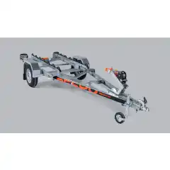 Skjermer og andre komponenter er i h&oslash;ykvalitetsst&aring;l med belegg i Magnelis&reg;, som er 3 ganger mer motstandsdyktig mot korrosjon enn vanlig st&aring;l som brukes.<br />
Rulleskinner gj&oslash;r at b&aring;ten til &aring; ligge st&oslash;dig og sk&aring;nsomt p&aring; hengeren. Egner seg for rotasjonsst&oslash;pte b&aring;ter.