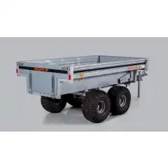 Hengeren er utviklet i samarbeid med Norske professjonelle brukere av ATV. Spesielt designet for &aring; bli brukt bak en ATV og til &aring; t&aring;le hardt bruk. Balanserte tandemaklser gir ekstra stabilitet i selv de mest krevende terreng. Bunn og sidepanel er laget i h&oslash;ykvalitetsst&aring;l og er overflatebehandlet med belegg i som gir meget god motstand mot korrosjon. Store knastedekk p&aring; toppen av det hele gj&oslash;r denne hengeren til et skikkelig &ldquo;kraftbeist&rdquo;.