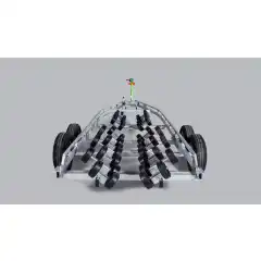 Solid varmgalvanisert og helsveiset st&aring;lramme. Utstyrt med v&aring;rt MultiRoller system med hele 44 ruller. Opplagshengere har ikke fj&aelig;ring, skjermer eller lys og kan ikke kj&oslash;res p&aring; offentlig vei.