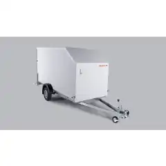 En slitesterk og v&aelig;rbestandig skaphenger med elegant design. Aerodynamisk utforming hvor fronten og taket er i ett stykke. Overflater er i h&oslash;ykvalitetsst&aring;l med belegg i Magnelis&reg;, som er 3 ganger mer motstandsdyktig mot korrosjon enn vanlig st&aring;l som brukes. H&oslash;ykvalitets bladfj&aelig;rer, vanntette nav og st&oslash;tdempere s&oslash;rger for myk kj&oslash;regang og lang levetid.