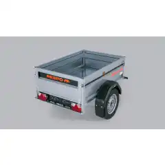 V&aring;r aller minste tilhenger for sm&aring; flyttinger og jobber. Karmer og lemmer er laget av en hel st&aring;lplate og viktige komponenter, som bunn og sidekarmer er festet sammen med HuckLok&reg; bolter, som er vibrasjonssikre.Overflater er i h&oslash;ykvalitetsst&aring;l med belegg i Magnelis&reg;, som er 3 ganger mer motstandsdyktig mot korrosjon enn vanlig st&aring;l som brukes. Egner seg ogs&aring; godt til &aring; trekke etter en ATV!