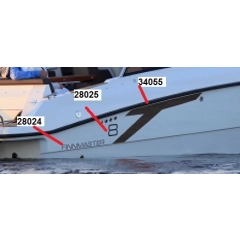 Finnmaster T8 Dekal T-bokstav, SB -16 (34055)