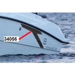 Finnmaster Dekal T8 T-bokstav, BB -16 (34056)