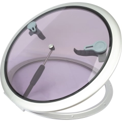 1852 Dekksluke i aluminium rund