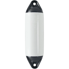 Polyform Fender F-serie hvit m/sorte ender