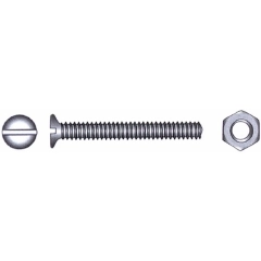 Maskinskrue m/mutter A4 DIN 963/934