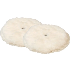 1852 Poleringspad lammeull rondell 2-pk